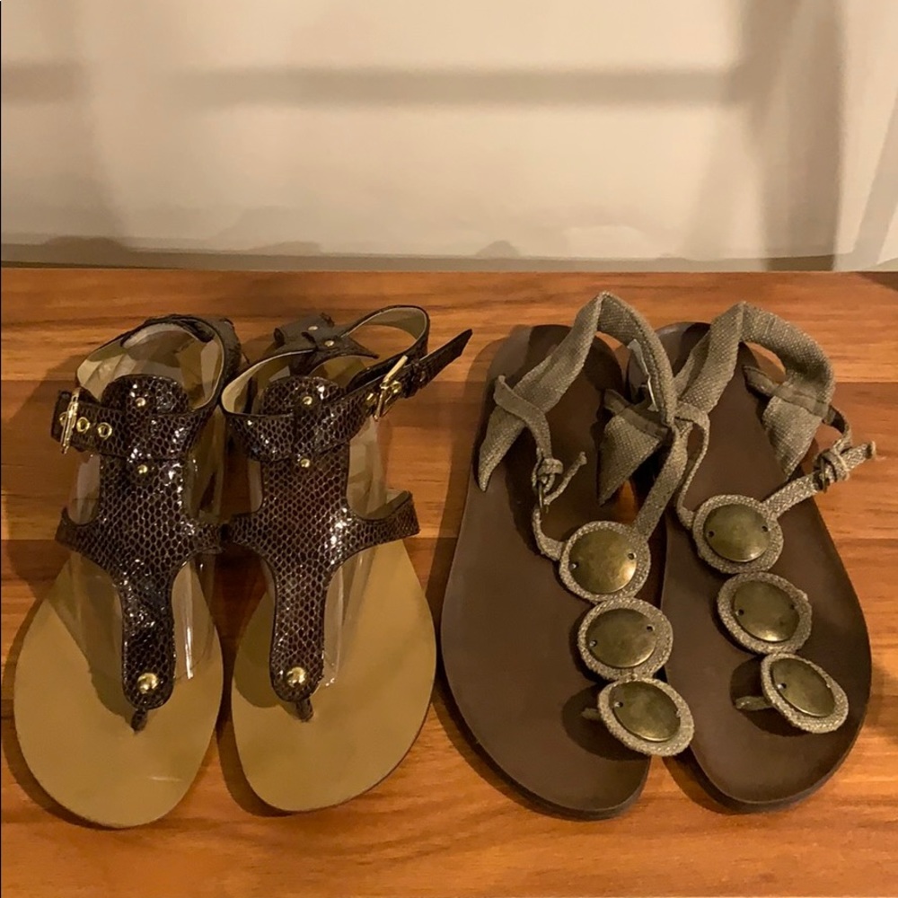 Franco Sarto sandals & Target sandals size 9